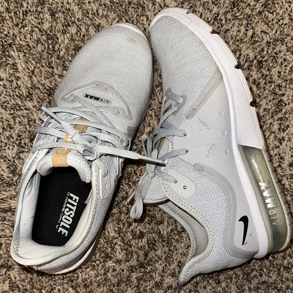 Nike Air Max Light Gray Sneakers